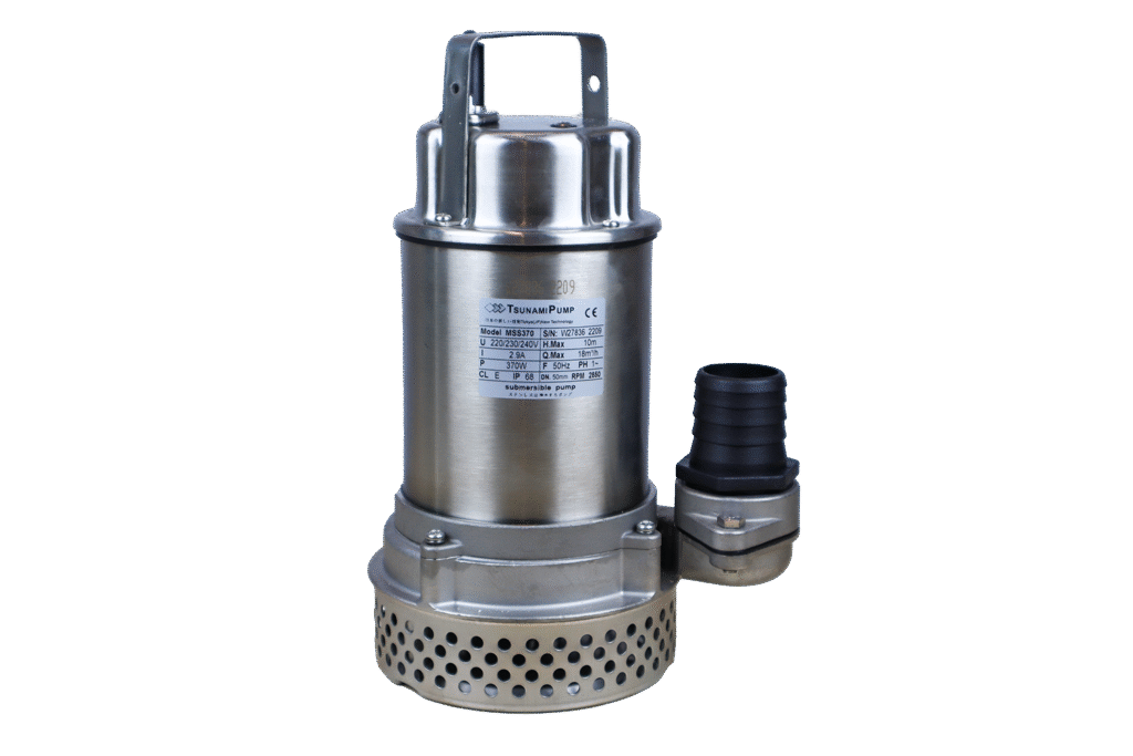 MSS 370 Full Stainless Steel Submersible Sewage Pump - Tsunami Pump