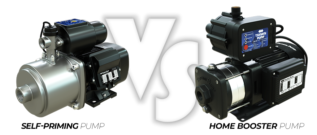 self priming vs booster pump